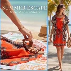 ALYX Woman Paisley Dress / Swim Cover-Up | Size 1X